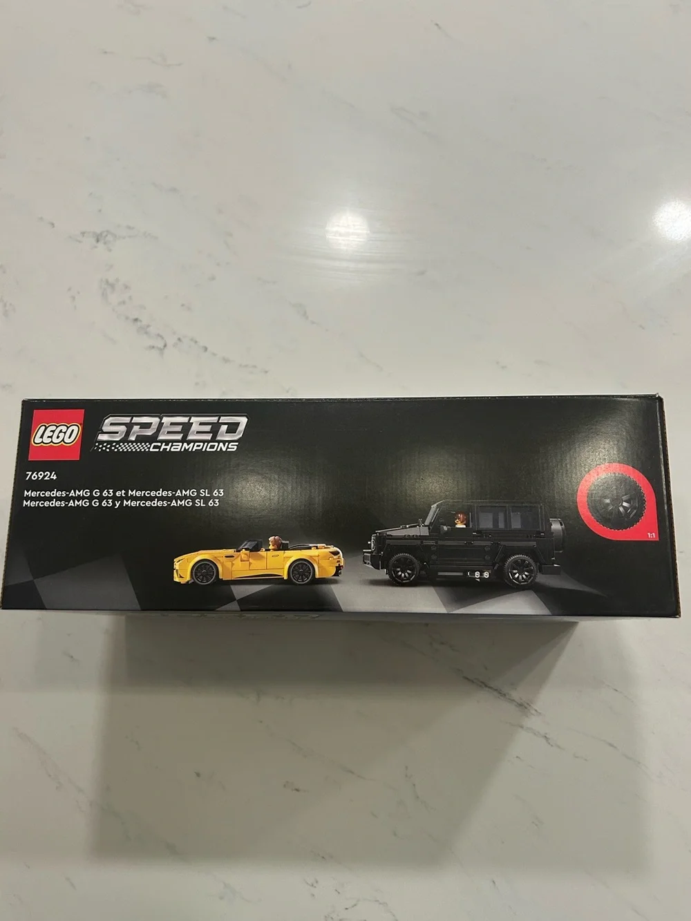LEGO Speed Champions Black & Yellow Mercedes-AMG G 63 and SL 63 Set